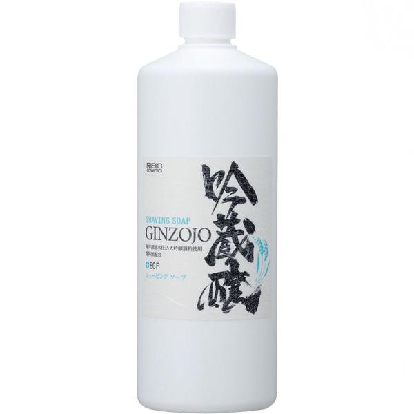 吟蔵醸 シェービングソープ KF 500mL フォーム 泡 髭剃り用 スキンケア 酒粕 EGF メン...