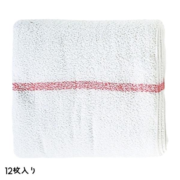 堀内 赤線入りタオル 240匁 / 12枚入