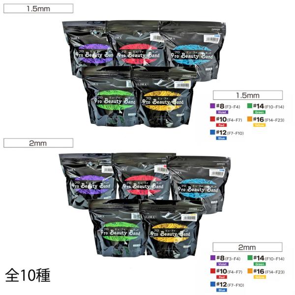 スズラン ニューDXプロビューティバンド 袋入 1.5 / 2mm （全10種)