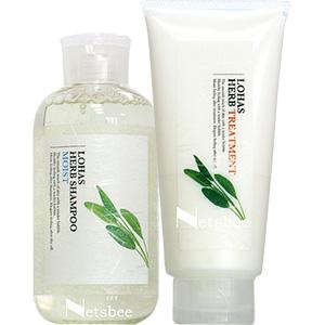 テクノエイト ロハスハーブ シャンプー＆トリートメント モイスト セット / 300mL+200g