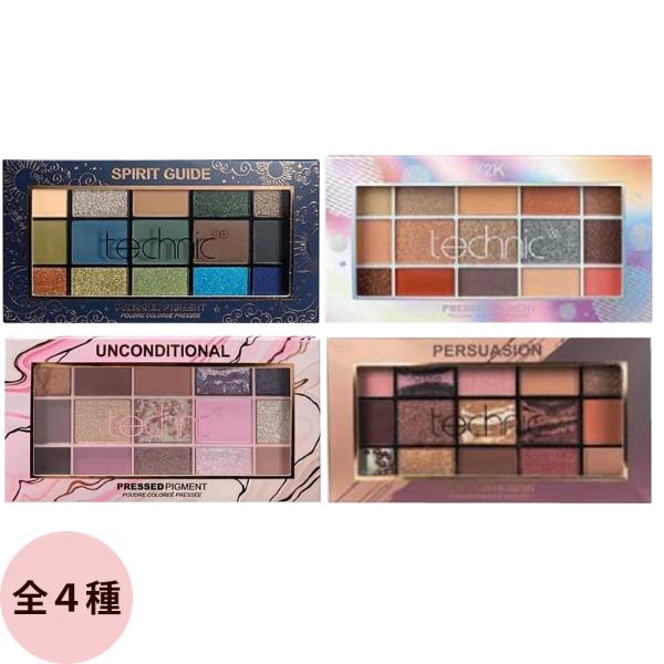 technic テクニック アイシャドウ パレット 15色 （全4種）（メール便 対応）