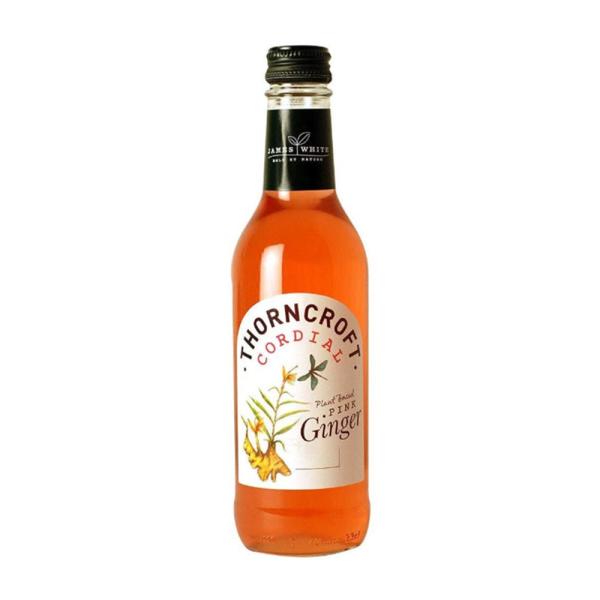 ソーンクロフト ハーブコーディアル ピンクジンジャー 330mL  シロップ 希釈 濃縮 オーガニッ...