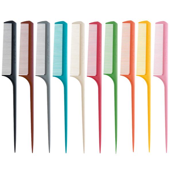 植原セル ニューデルリン リングコーム #3 先細タイプ（全11色） [ 櫛 クシ 美容師 プロ用 ...