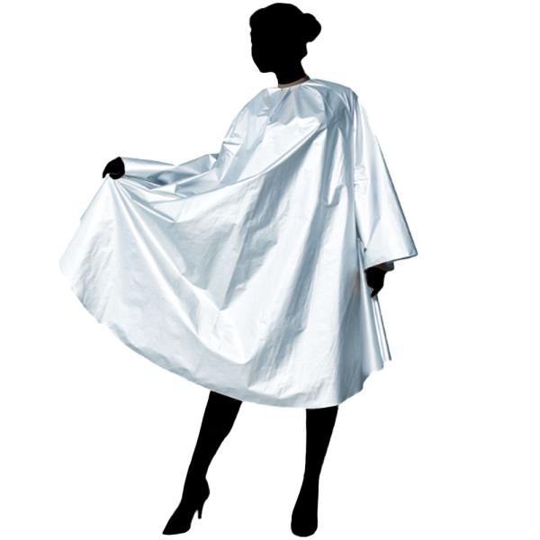 ワコウ シルバードレス 3128 防水加工 クロス シャンプー ヘアカット 業務用 美容室 理髪店