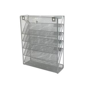 壁掛け書類ラック/シルバー/A4/耐荷重：5kg/Office DEPOT/オフィス デポ