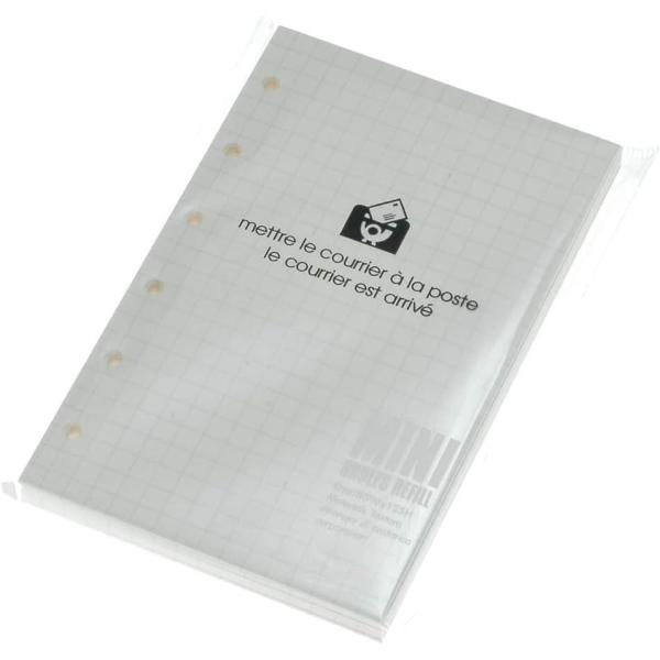 エトランジェ・ディ・コスタリカ ミニレフィルブランクメモ ミニ6穴 アイボリー 5mm方眼 SREF...