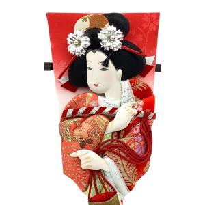 高田卸方屋 羽子板 汐汲 赤朱 朱 8号 24...の詳細画像1