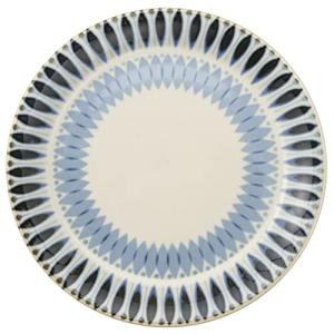 マルサン近藤 プレート L 幾何学 ワンプレート 民芸 北欧 ヴィンテージ 両面デザイン おうち カフェ 食器 皿 クラシコ 日本製 21809