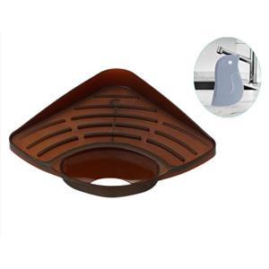 水が流れる 三角コーナー シンク周りの小物が整理できる 食器洗い洗剤 スポンジホルダー ハンド