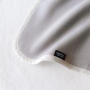 はぐまむ hugmamu 日本製 綿毛布 ブランケット , グレー) 1829-L-08