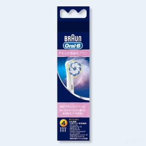 ブラウン オーラルB 電動歯ブラシ やわらか極細毛 替えブラシ4本入 EB60-4 HB P＆G