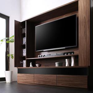 壁掛けテレビ台　テレビ台ボード　ウォールナット　おしゃれ組み立て済 壁掛けテレビ台 収納 おしゃれ テレビ台 ハイタイプ 壁掛け風