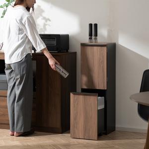 ダストボックス 3分別 木製 おしゃれ ダストボ...の商品画像