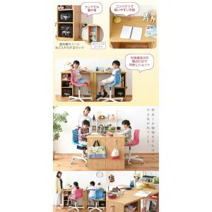 シンプル ツインデスク 学習机 セット 単体使...の詳細画像5