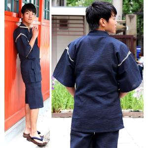 甚平 じんべい メンズ 上下 セット 5カラー...の詳細画像4