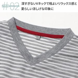 ルームウェア メンズ 夏 薄手 パジャマ 上下...の詳細画像4