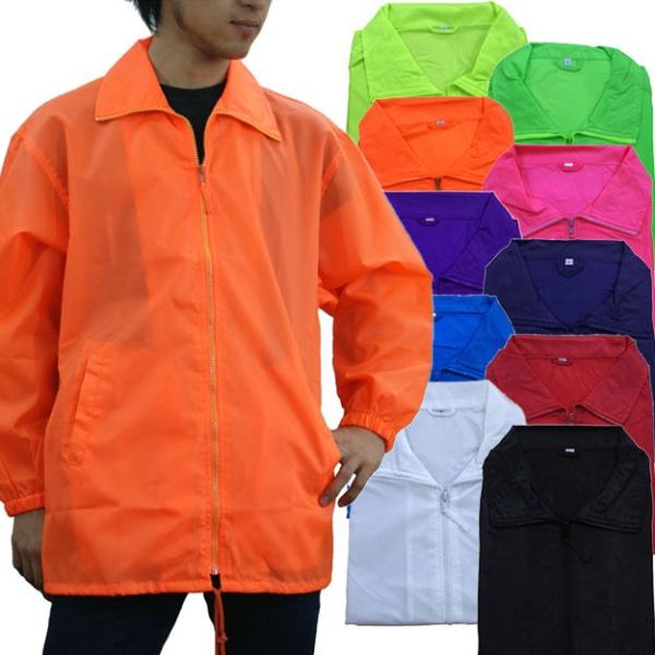 イベント ブルゾン ジャンパー ウィンドブレーカー 選挙 ストレートタイプ 大きいサイズ 蛍光 M ...