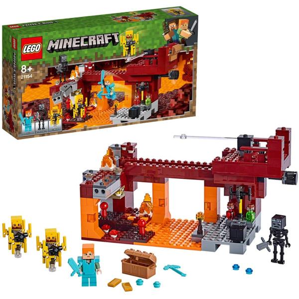 レゴ LEGO マインクラフト ブレイズブリッジでの戦い 21154 ブロック 知育玩具