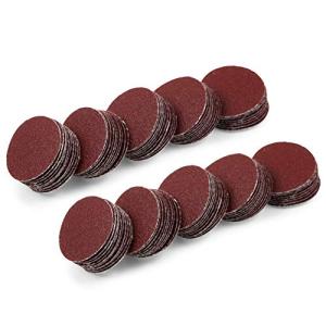 SPEEDWOX サンディングペーパー マジック式サンドペーパー ディスクペーパー #150 100枚 25mm 丸型 穴なし 紙やすり 研磨 木工用 サビ落とし