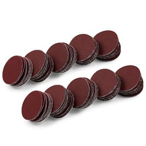 SPEEDWOX サンディングペーパー マジック式サンドペーパー ディスクペーパー #1200 100枚 25mm 丸型 穴なし 紙やすり 研磨 木工用 サビ落とし