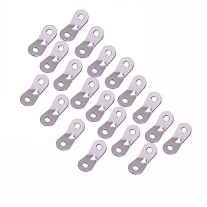 20個入 アルミ自在金具 アルミニウム 自在 コードスライ ロープテンショナー テント タープ ロープ 張り用 ロープ径φ3.0-5.5mmまで対応