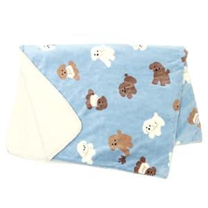 センバドー スワンネルマルチブランケット トイプードル/BL