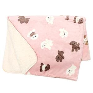 センバドー スワンネルマルチブランケット トイプードル/PK シングル