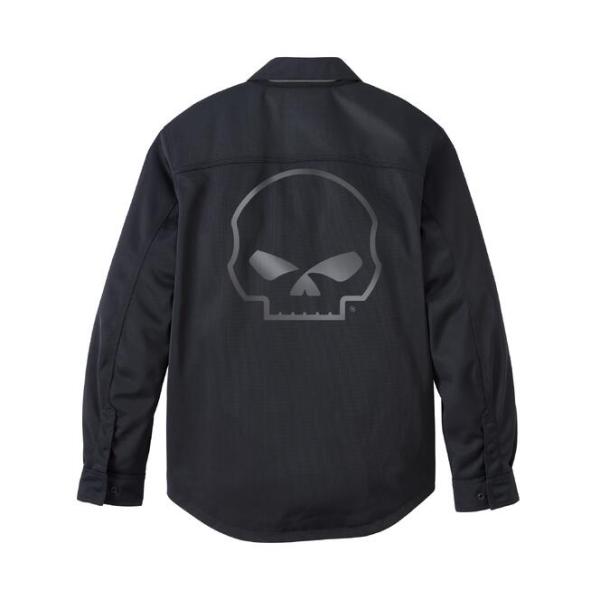 Willie G Skull メッシュオペレーティブライディングシャツジャケット　97135-25V...