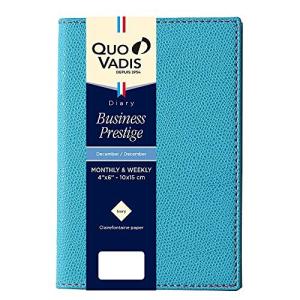 2022年 1月始まり 手帳 クオバディス ダイアリー ビジネス プレステージクラブ ターコイズ qv28502tb