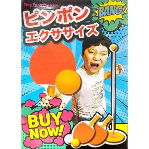 ピンポンエクササイズ Ping Pong Exercise 卓球 スポーツ ダイエット ボール拾いなし ストレス解消 おうち時間 子供 大人 おもちゃ