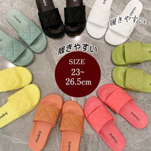 サンダル レディース ミュール ぺたんこ 無地 フラットサンダル スリッパ ビーチサンダル アウトドア 春夏 履きやすい 部屋着 カップル 軽量 滑り止め 柔らか