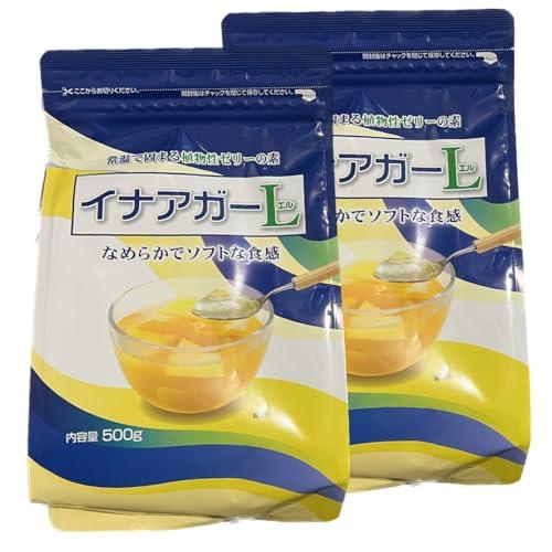 伊那食品工業 イナアガーL 500g × 2袋セット 開封日管理シール付き イナショク