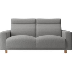 無印良品 カバー 杢グレー 綿帆布 ソファ本体 2.5シーター フェザー ポケットコイル ハイバック...