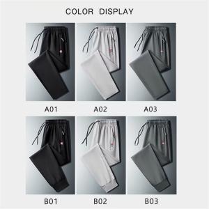 爆買 メンズチノパンツ ジョガーパンツ アイス...の詳細画像1