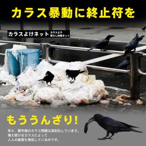 爆買 カラスよけ ゴミネット カラス撃退対策 ...の詳細画像1
