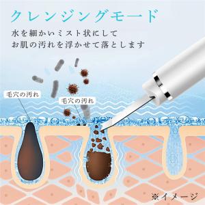 ウォーターピーリング 防水 毛穴 EMS 美顔...の詳細画像2