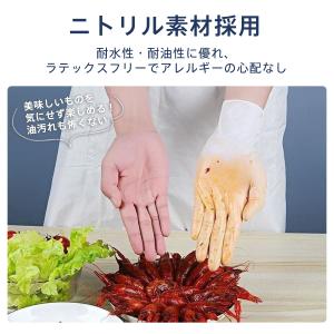 ニトリル手袋 100枚x1箱 2箱 3箱 食品...の詳細画像4