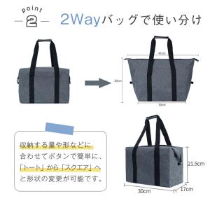保冷バッグ 大容量 トートバッグ エコバッグ ...の詳細画像4