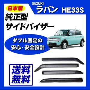 ラパン ドアバイザー(ナチュラルキュート) 1台分(4枚)セット「スズキ