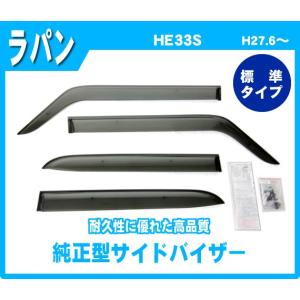 スズキ純正 ラパン HE33S ドアバイザー Lapinロゴシール付 99000-990B6