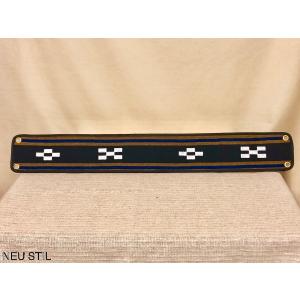 三線 胴巻き ティーガー 本織り ミンサー 茶色 沖縄製作 : NEU STIL