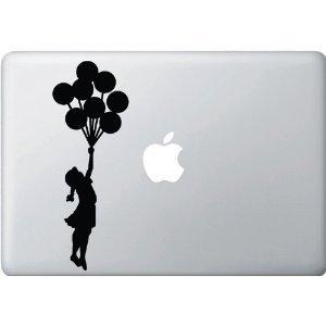 MacBook ステッカー シール Flying Balloon Girl｜neustadt