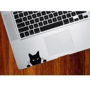 Macbook iPad ステッカー シール Black Cat Soon