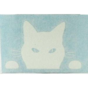 MacBook iPad ステッカー シール White Cat｜neustadt