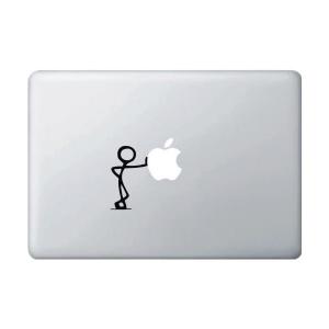 MacBook ステッカー シール LEAN (Black)｜neustadt