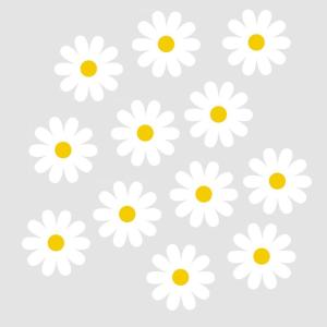 ウォールステッカー かわいい マーガレット 大サイズ 24個 Nya6175c011 ノイシュタットyahoo 店 通販 Yahoo ショッピング