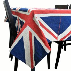 テーブルクロス イギリス国旗 ユニオンジャック柄 (正方形A 95×95cm)｜neustadt