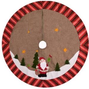 クリスマスツリースカート ツリー下用カーペット 大きめサイズ (サンタクロース)｜neustadt