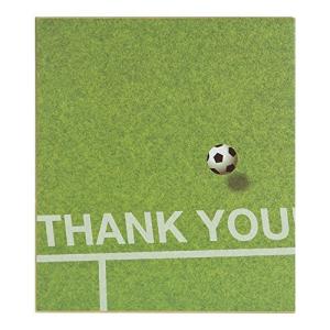 ミドリ 色紙 二つ折り カラー色紙 サッカー場柄 33167006