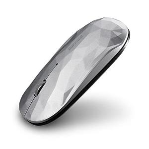 バッファロー ワイヤレス モバイルマウス Bluetooth FLEXUS 薄型 軽量 コンパクト 3ボタン 静音 BlueLED 省エネルギー